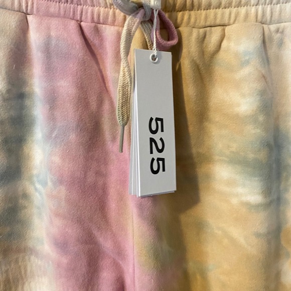 Revolve 525 Tie Dye Jogger Sweatpants Women's Size Small Pastel Boho - Picture 3 of 7